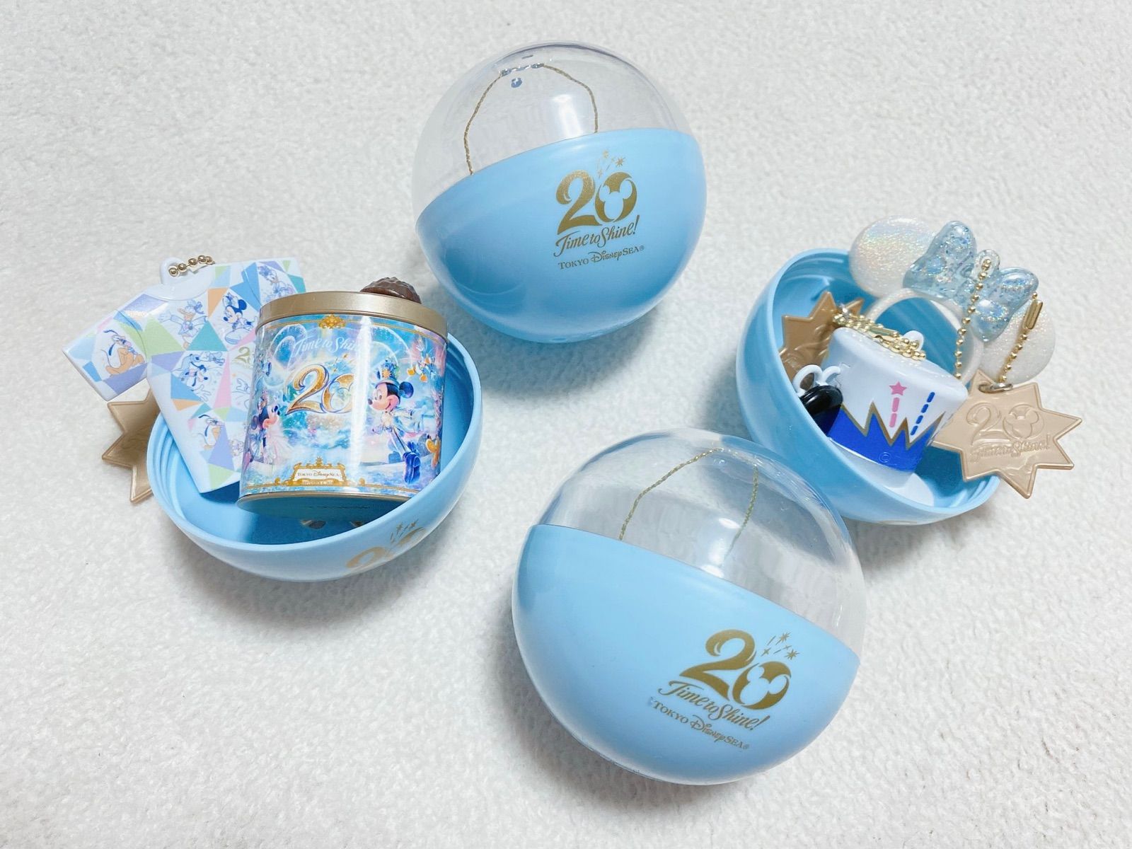 東京ディズニーシー20周年 限定商品 カプセルトイ 2個セット