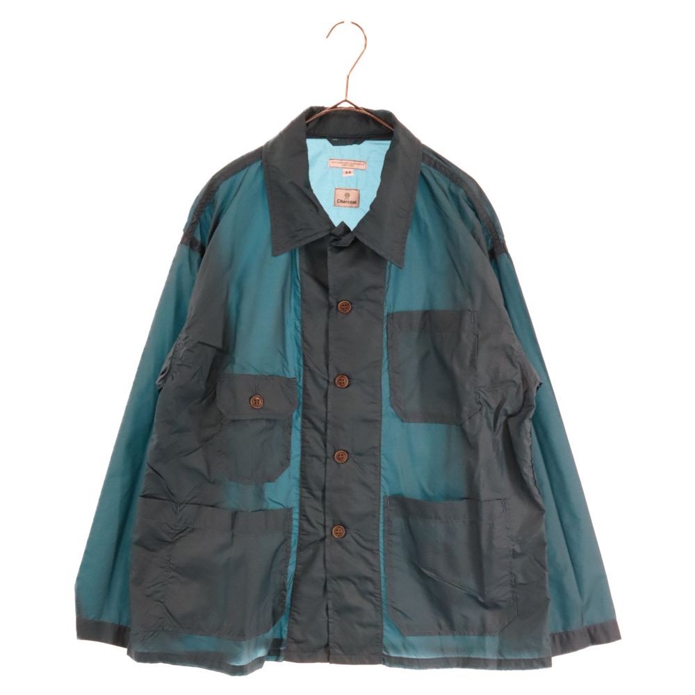 Engineered Garments エンジニアド ガーメンツ EG Shirts Jkt (Nylon) ナイロンシャツジャケット ブルー Engineered Garments (エンジニアド ガーメンツ) EG Shirts Jkt (Nylon