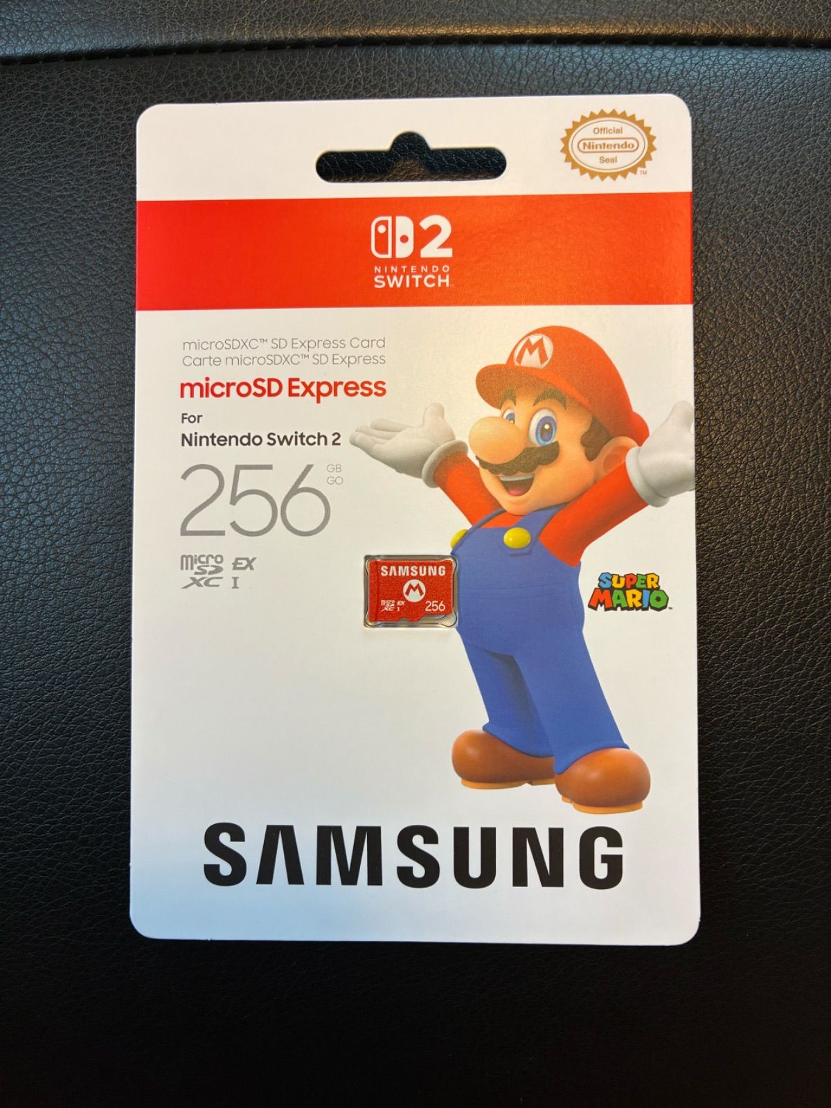 Samsung microSD Express 256GB スーパーマリオ 新品未開封 サムスン microSD Express Card 256GB マリオ