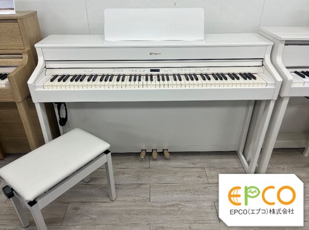 76595 電子ピアノ ROLAND HP702WH 19年製