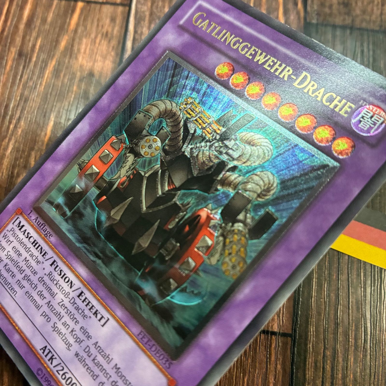 遊戯王 ドイツ版 EU版 ガトリング ドラゴン レリーフ WWW_STEELWINDOWSANDDOORS_COM