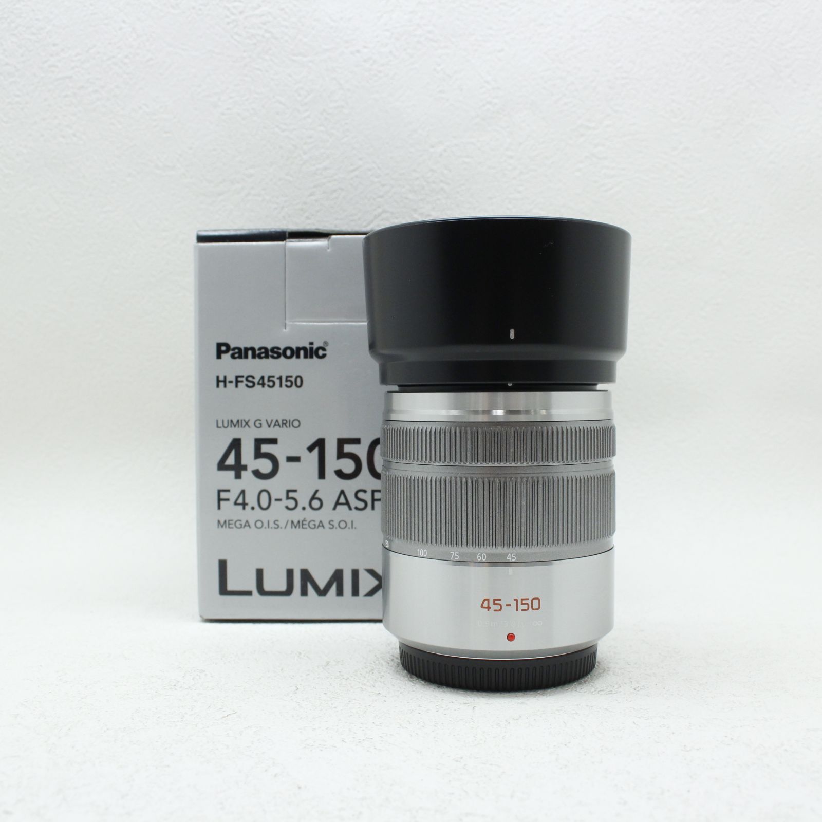 アウトレット品 Panasonic LUMIX G VARIO 45-150mm F4.0-5.6 ASPH. MEGA O.I.S. H-FS45150-S シルバー