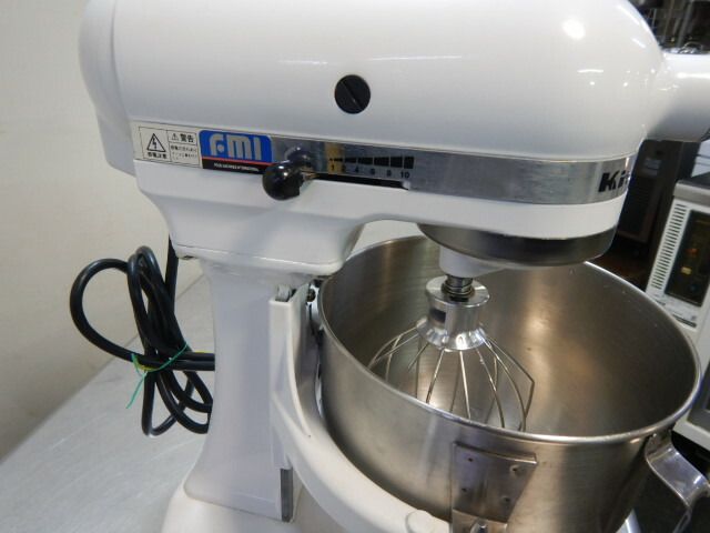 中古】2016年製 キッチンエイド FMI 卓上 スタンドミキサー KSM5 WH