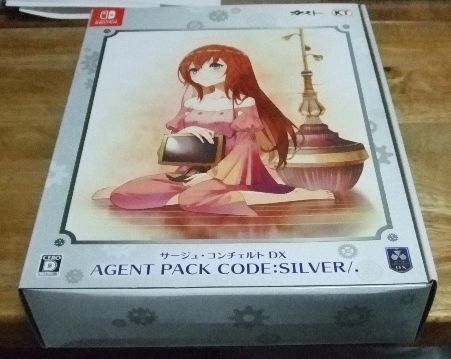 v1763 NINTENDO SWITCH 未開封 サージュ コンチェルトDX AGENT PACK CODE SILVER|. Amazon.co.jp 絵柄 T