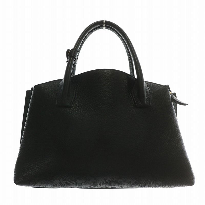 ■極美品■IACUCCI イアクッチ ツートンミニショルダーバッグ　ブラック イアクッチ IACUCCI ハンドバッグ ショルダー 2WAY レザー
