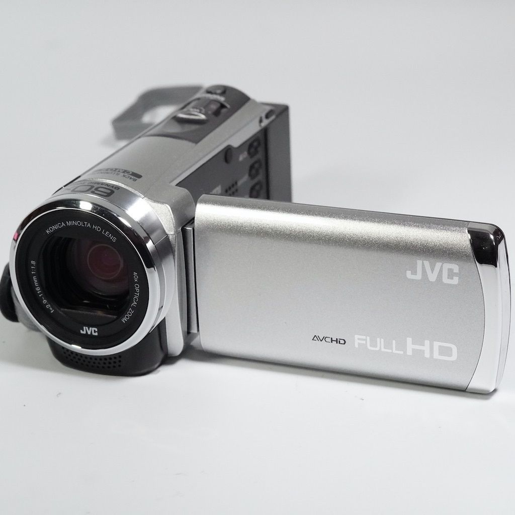 JVC Victor Everio GZ-HM199-S シルバー ビデオカメラ 動作OK 1週間保証 /9531