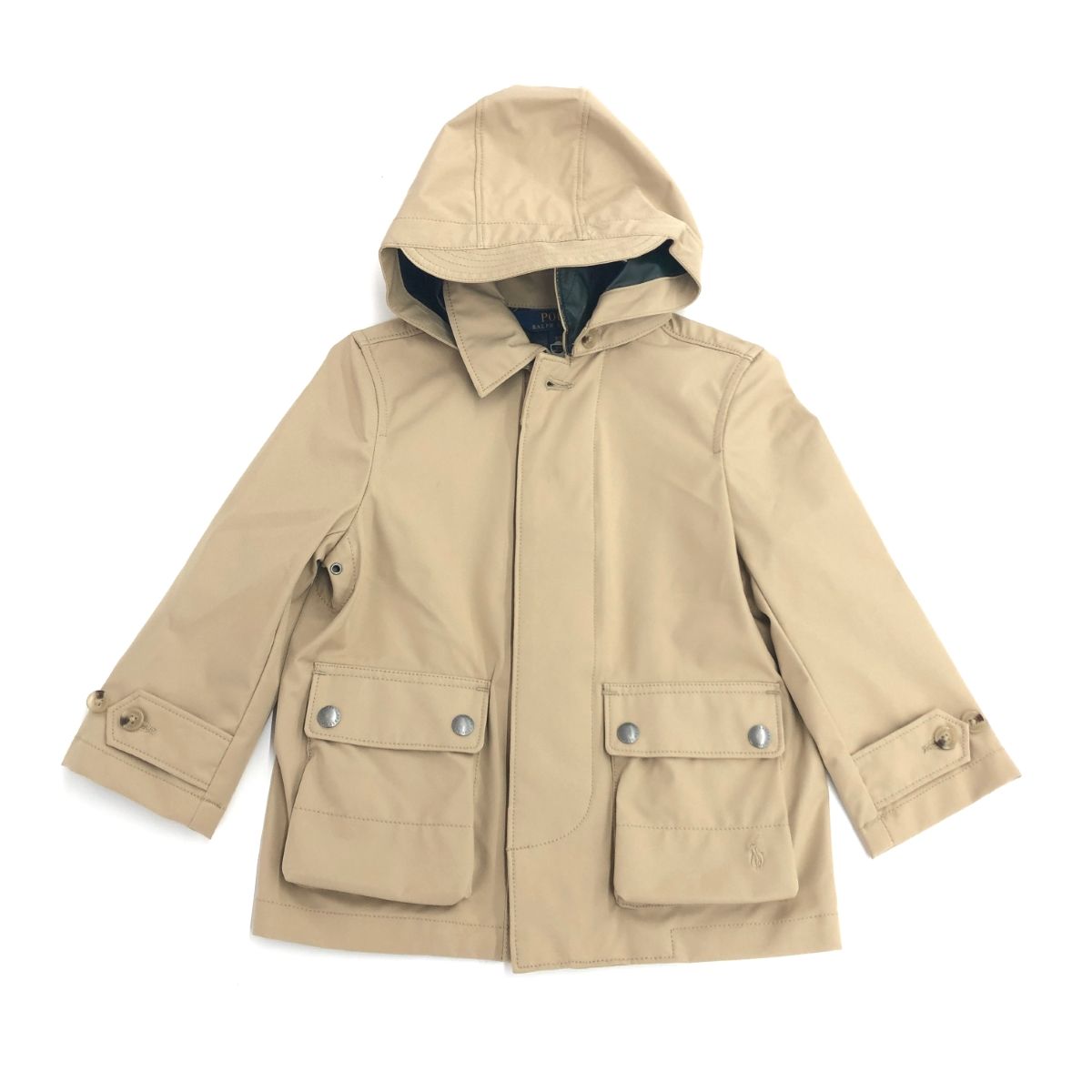 POLO RALPH LAUREN ポロラルフローレン フーディ ジャケット サイズ 3T ベージュ キッズ ポニー 240001138321