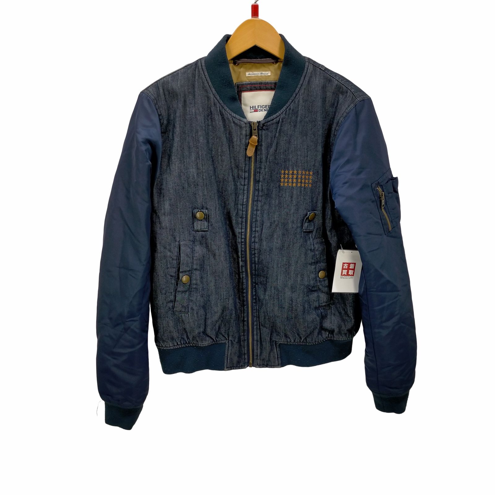 トミーヒルフィガー TOMMY HILFIGER DENIM MA-1 JACKET ナイロン切替MA