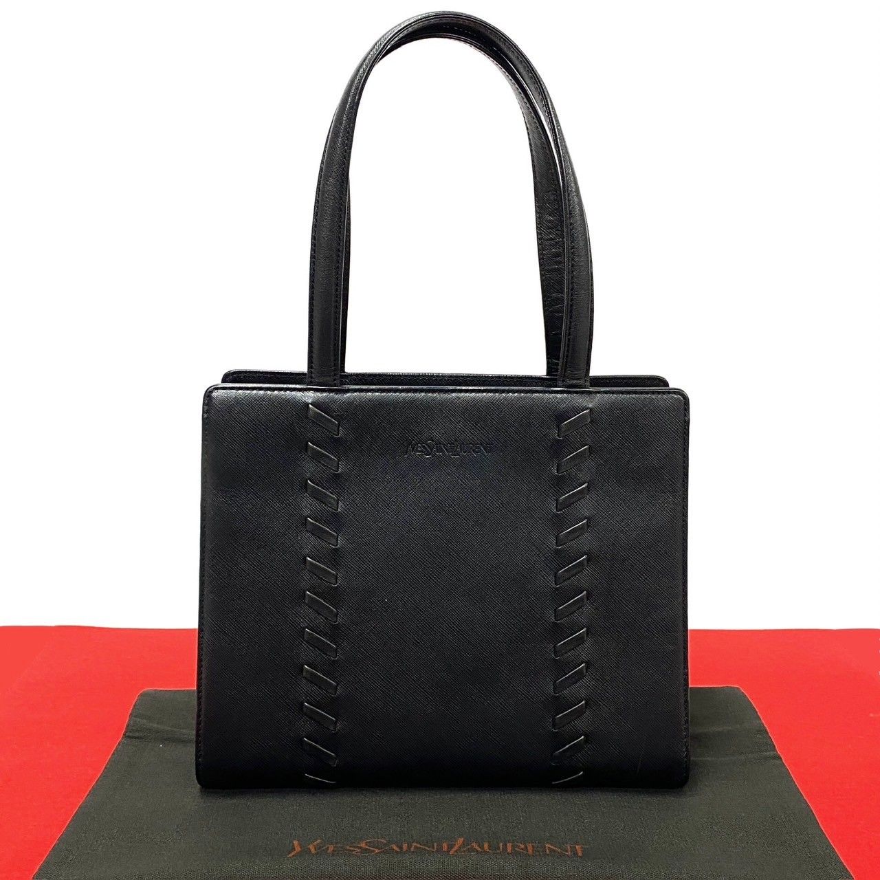 極 美品 YVES SAINT LAURENT イヴサンローラン ヴィンテージ ロゴ 