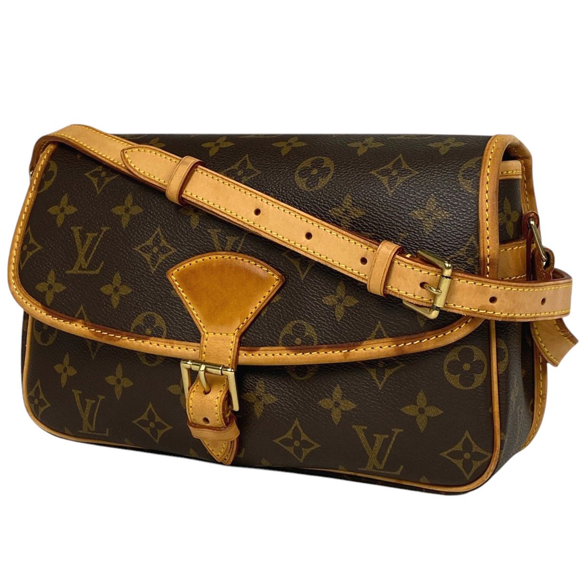 正規品 ルイヴィトン ソローニュ ショルダーバッグ モノグラム pvc レザー ルイ・ヴィトン LOUIS VUITTON ソローニュ モノグラム