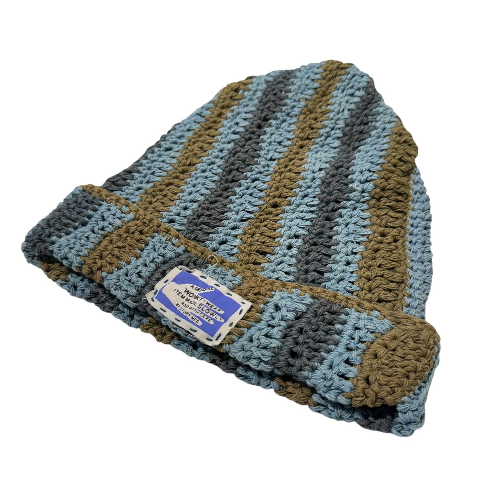 STORY mfg. ストーリーエムエフジー SS25 SEAWEED BEANIE / BLU