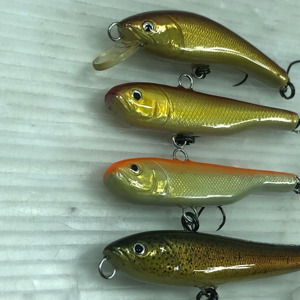 ΣΣやまんちゅ ハンドメイドルアー ミノー 4個まとめ ΣΣやまんちゅ ミノー ハンドメイドルアー 4個まとめの通販 by