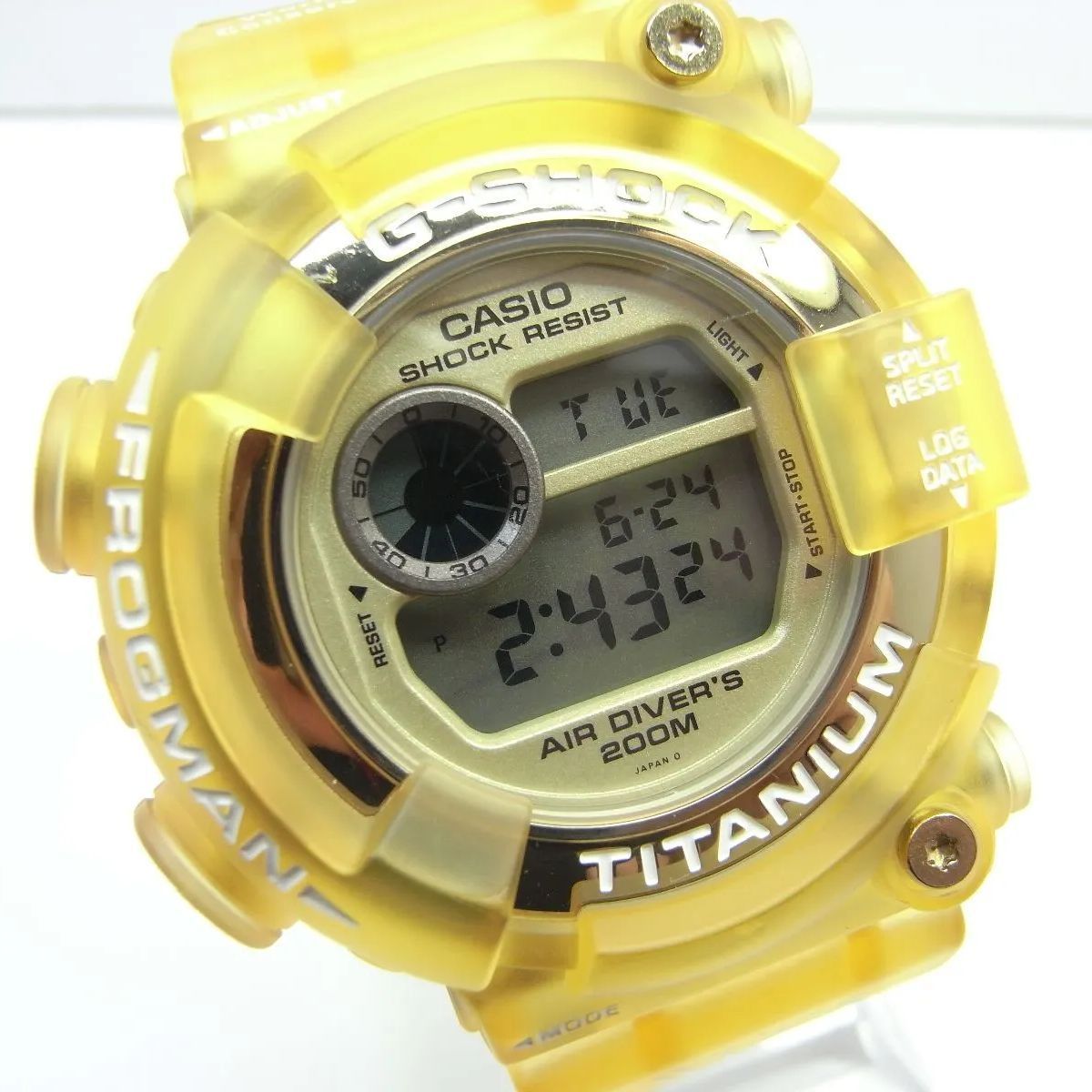 ★希少★G-SHOCK WCCS スケルトンフロッグマン DW-8201WC DW-8201WC-2T WCCS フロッグマン 青ロゴ トリプルマンタEL – G
