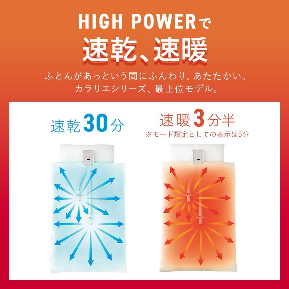  アイリスオーヤマ IRIS OHYAMA ハイパワーモデル ふとん乾燥機 布団乾燥機 乾燥機 靴乾燥機 ハイパワー ツインノズル ダニ対策 FK-WH 2-W ホワイト 布団乾燥機 靴乾燥機 生活家電