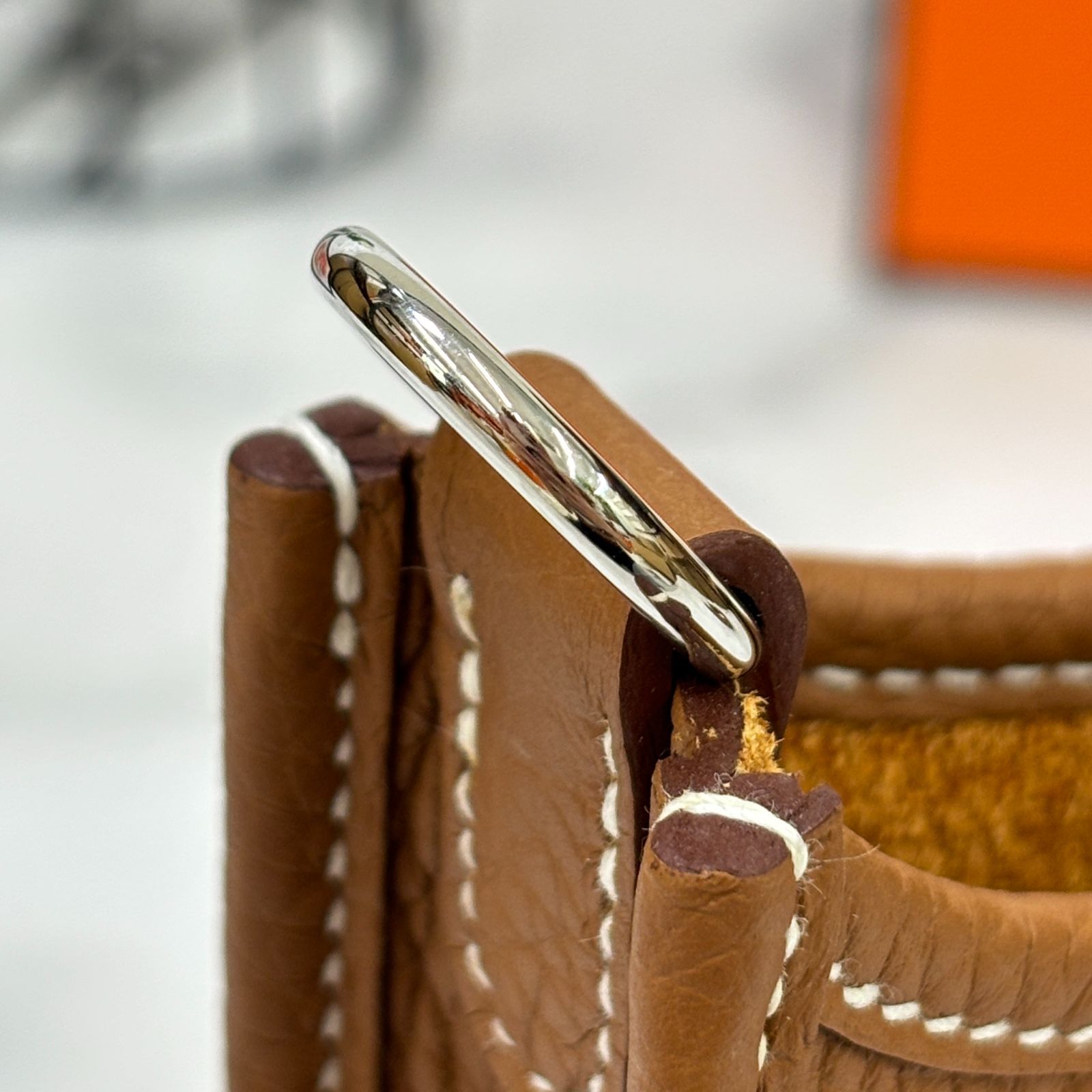 新品未使用】 エルメス ミニエブリンTPMトリヨンクレマンス ゴールド K刻印