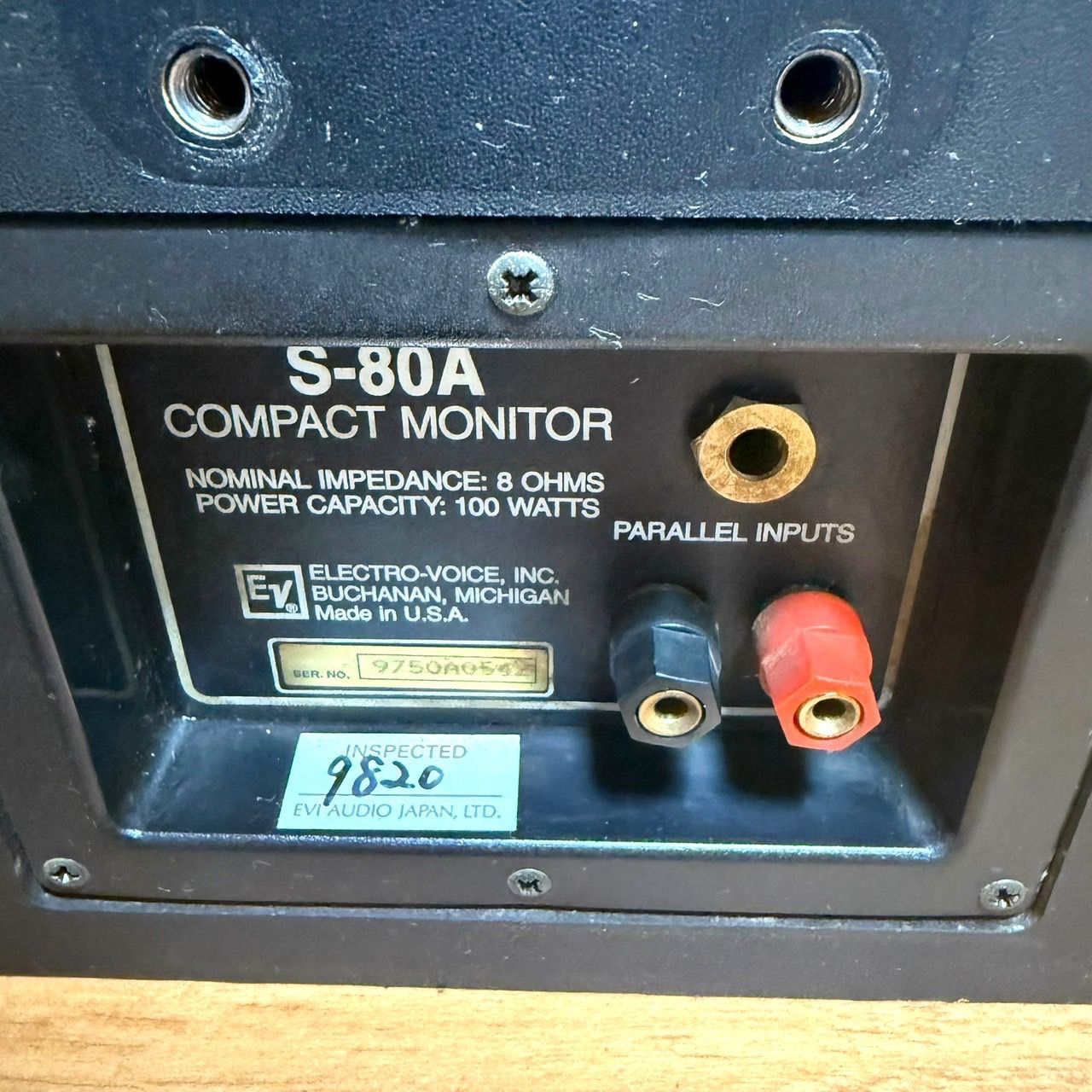 エレクトロボイス EV S-80A ペア ☆送料無料 レア品 Electro-Voice エレクトロボイス EV S-80A