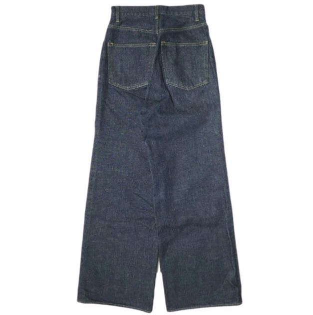H BEAUTY-YOUTH エイチ ビューティーアンドユース 24SS デニムバギーパンツ 1614-243-6237 S Dark Indigo ユナイテッドアローズ ジップフライ ワイド ジーンズ ボトムス g22390