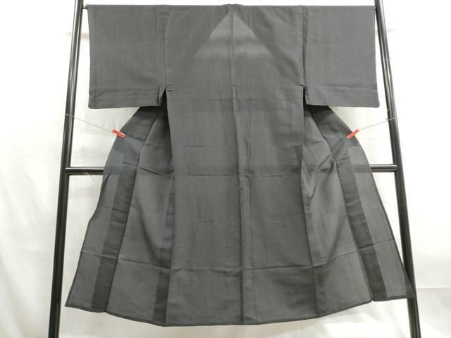 平和屋着物▽男性　本塩沢　単衣　縞　キングサイズ　正絹　逸品　DAAV5789az 平和屋着物▽男性 本塩沢 単衣 縞 キングサイズ 正絹 逸品 DAAV5789az