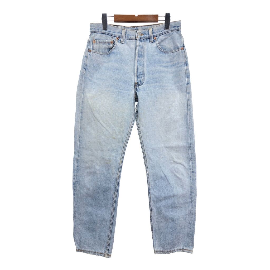 90年代 USA製 Levi's リーバイス 501 デニムパンツ ブルー (メンズ W32 L32) 中古 古着 S7203