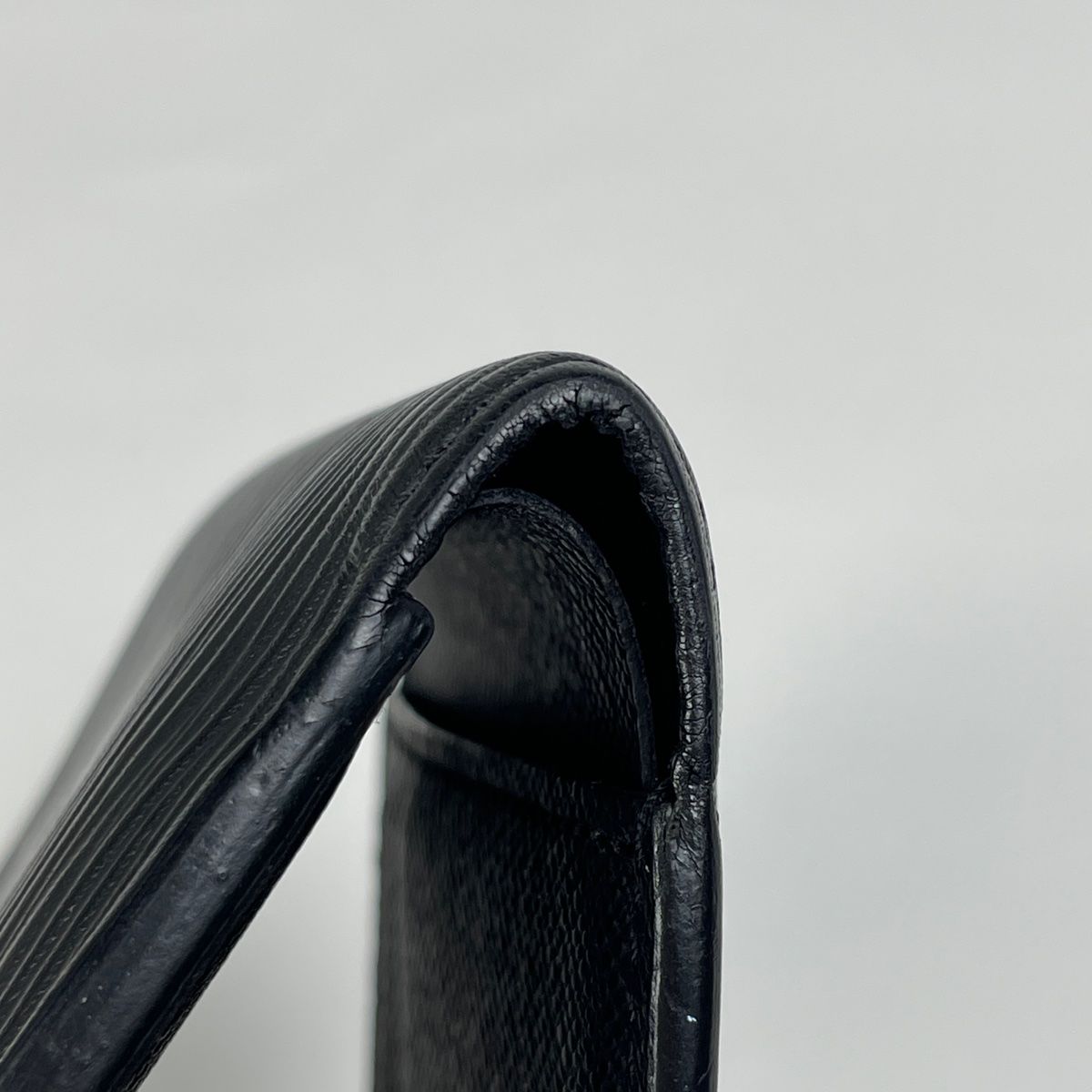 【即日発送】 ルイ ヴィトン Louis Vuitton ミュルティプル ガストンラベル 札入れ 二つ折り財布 エピ ノワール ブラック M69188 メンズ