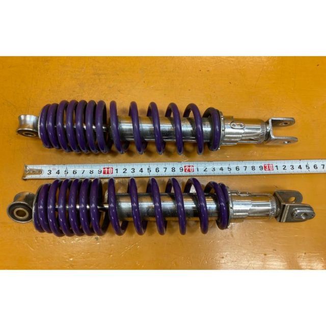 XA 58194 ヤマハ YAMAHA マジェスティ250 4HC-057 社外リアサスペンション リアサス 紫