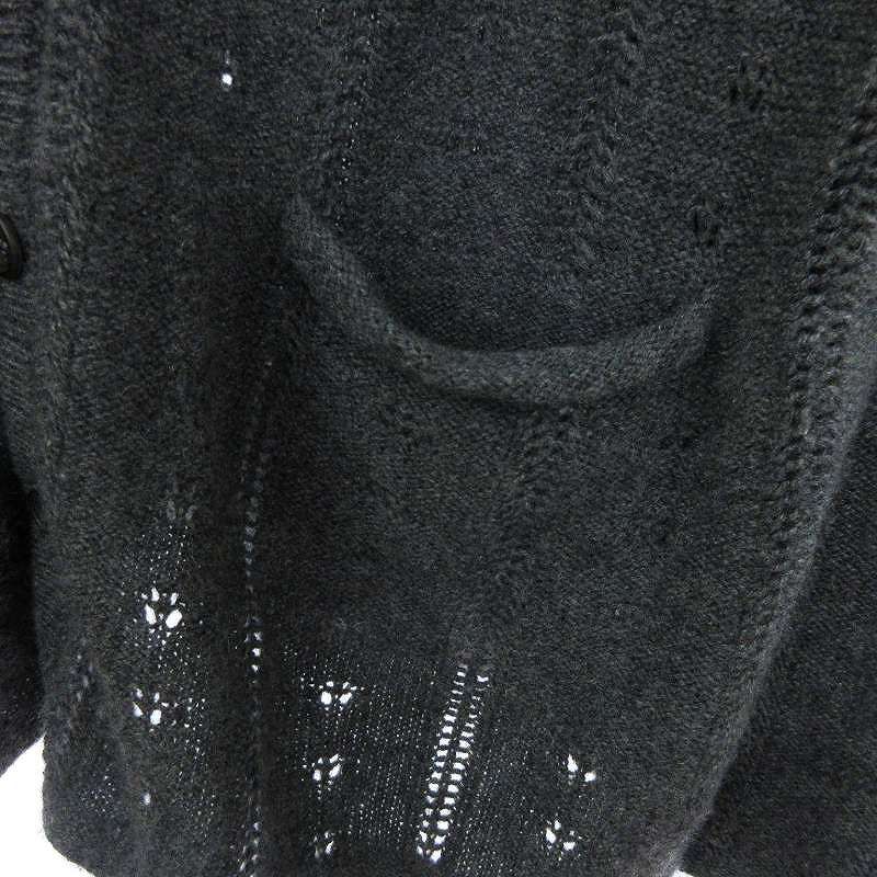 Paul Harnden 黒 長袖カーディガン M