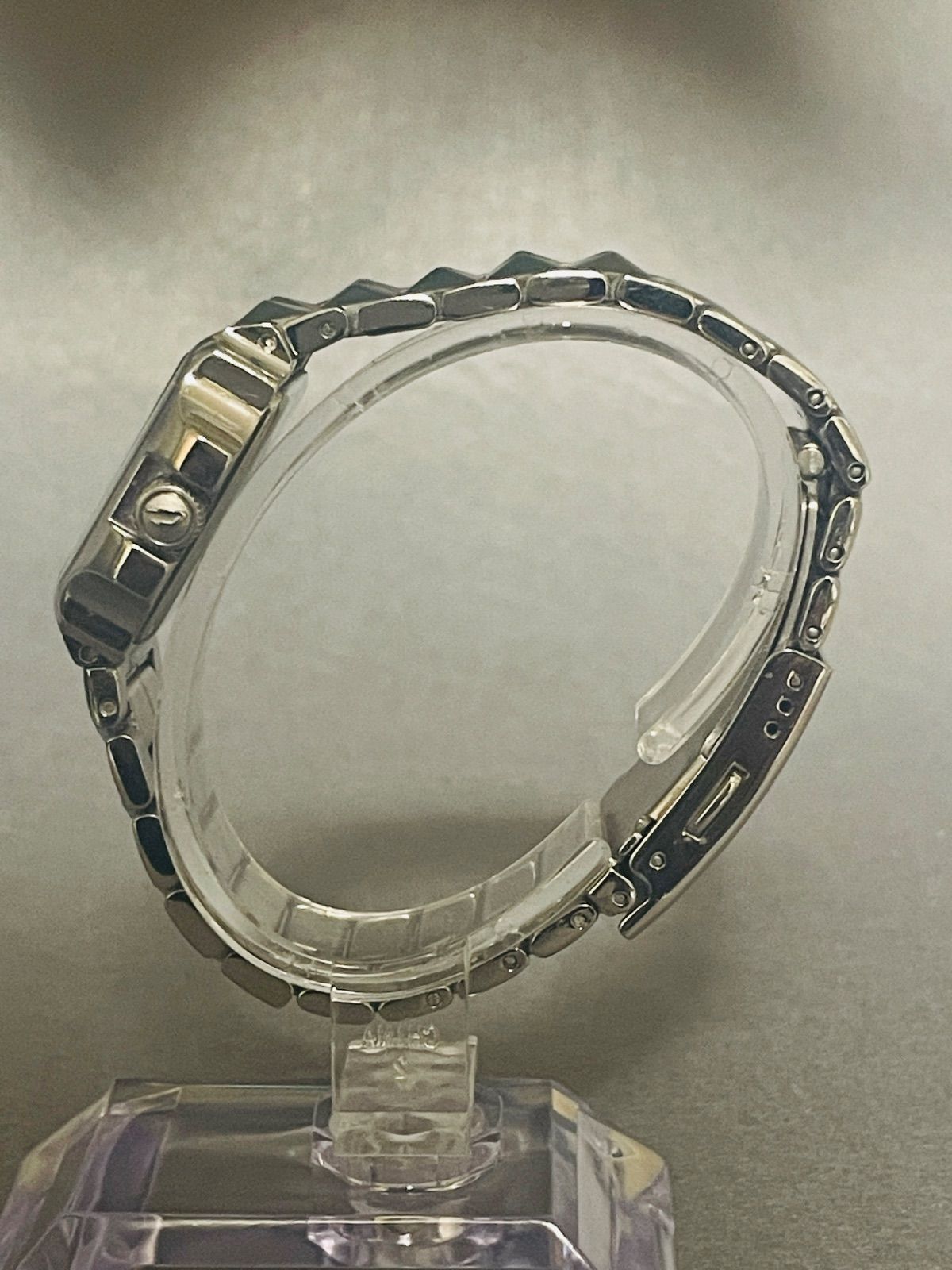 DIESEL ディーゼル DZ-1087 パープル デイト スクエア スタッズ メンズ 