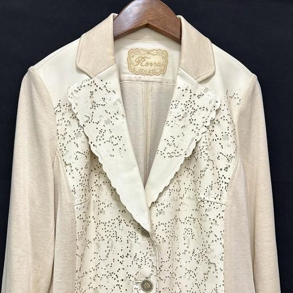 大きいサイズ インポートロッサ 上質なシルク混Aライン春コート ペイズリー刺繍 大きいサイズ インポートロッサ 上質なシルク混Aライン春コート
