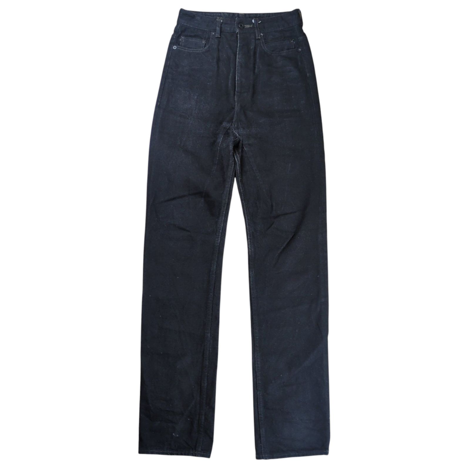 Rick Owens DRKSHDW Collapse Cut Coating Long Denim Pants