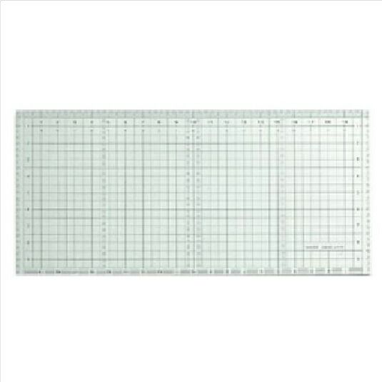 （まとめ買い）バンコ カッティング定規 方眼 100×210mm 282-20 28220 【3個セット】