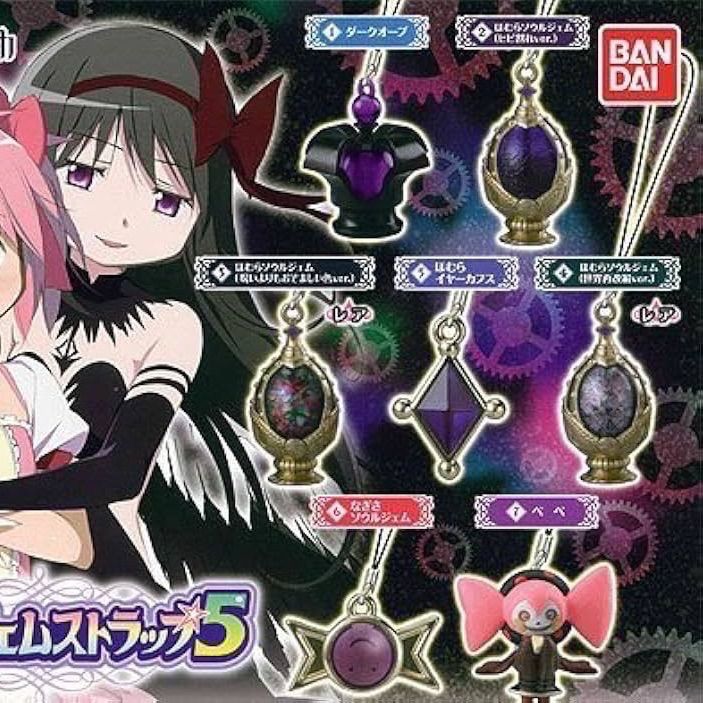 魔法少女まどか☆マギカ ソウルジェムストラップ5 ほむらイヤーカフス