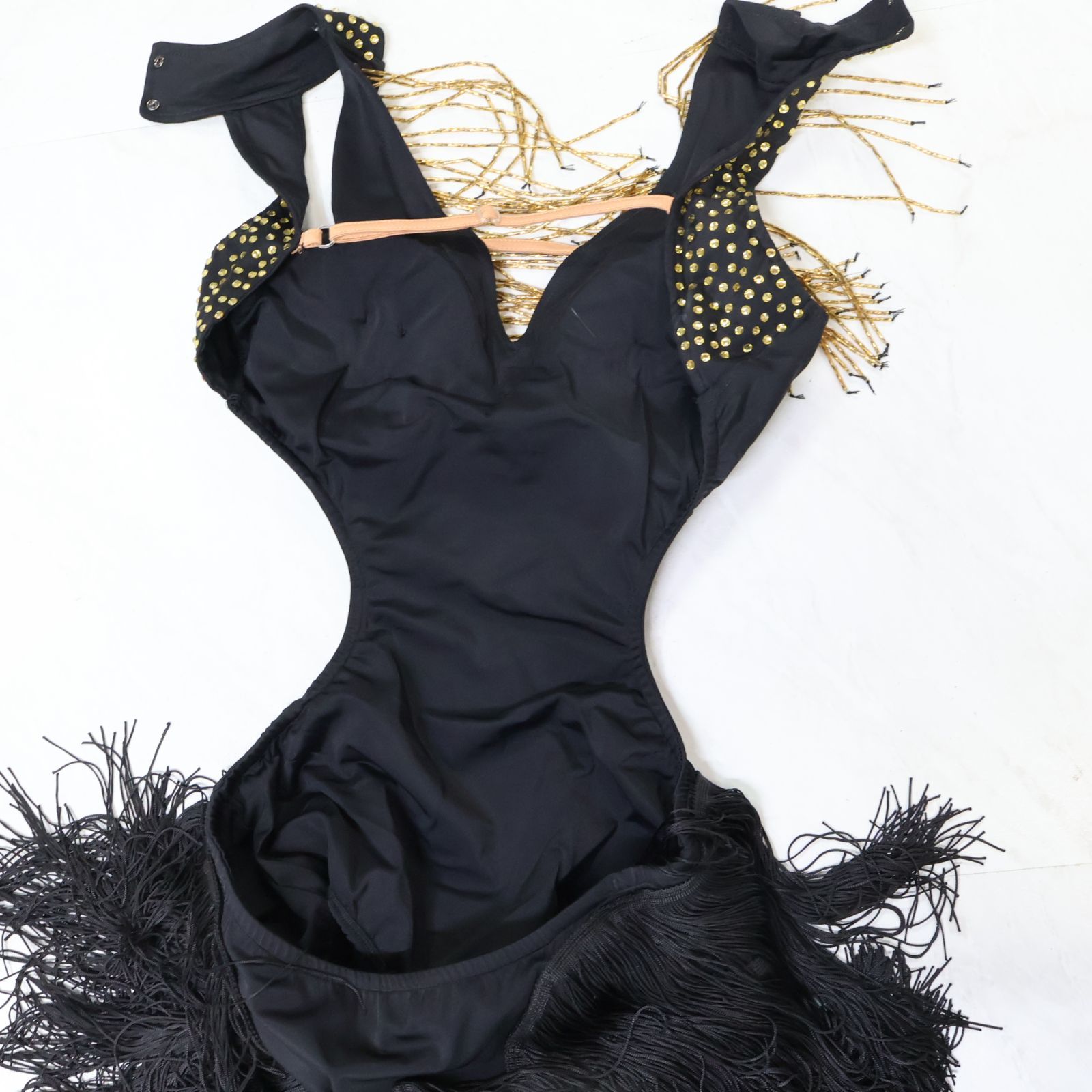 【社交ダンス衣装】ブラック ラテン ドレス ワンピース 黒 フリンジ レース 楽天市場】ラテン衣装 チャチャチャ 社交ダンス ラテンドレス フリンジ