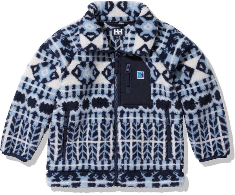 ヘリーハンセン Helly Hansen アウトドア Kファイバーパイルジャガードジャケット K FIBERPILE Jacquard Jacket 子供 上着 防寒 HJ52252 N ネイビー