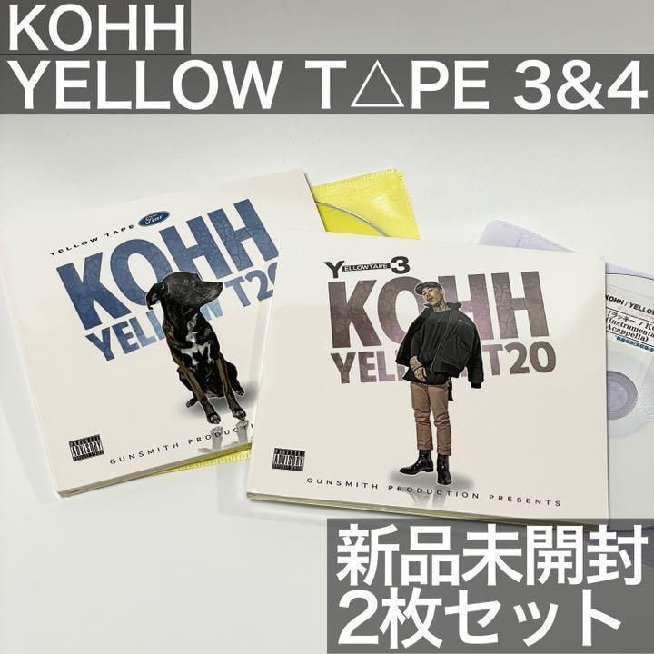 KOHH YELLOWTAPE １〜4 セット 特典付き 【500円引きクーポン】 4560円