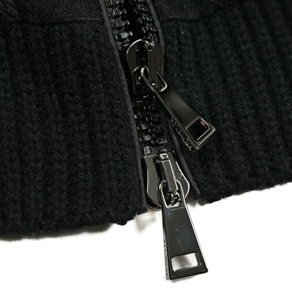 モンクレール/ニットブルゾン異素材コンビアウター/416843 SALE｜MONCLER モンクレール / 異素材コンビ スタンドカラー