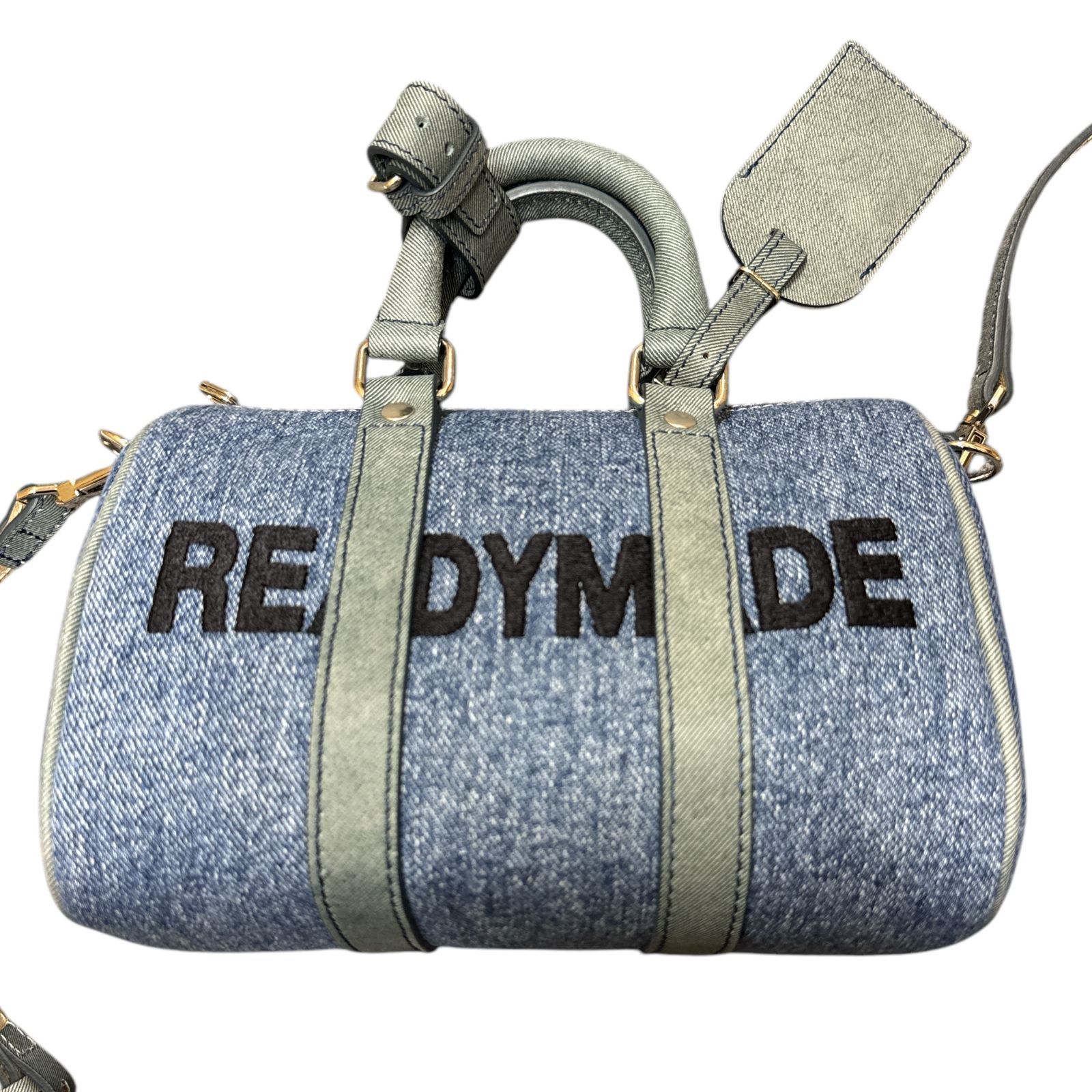 参考上代143000円 READYMADE DENIM OVER NIGHT BAG NANO デニム