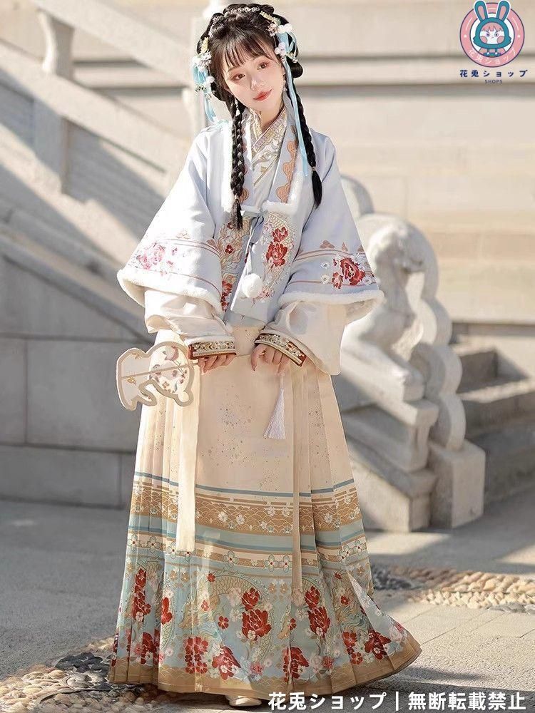 HF-27 豪華刺繍 漢服 かんふく 古風衣装 レトロ風 中華ロリータ コスプレ ワンピース 唐装 仙女服 中華風 美しい刺繍