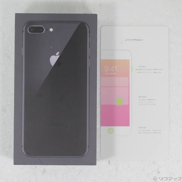 品〕 iPhone8 Plus 64GB スペースグレイ MQ9K2J/A SIMフリー 品〕 iPhone8 Plus 64GB スペースグレイ MQ9K2J/A SIMフリー