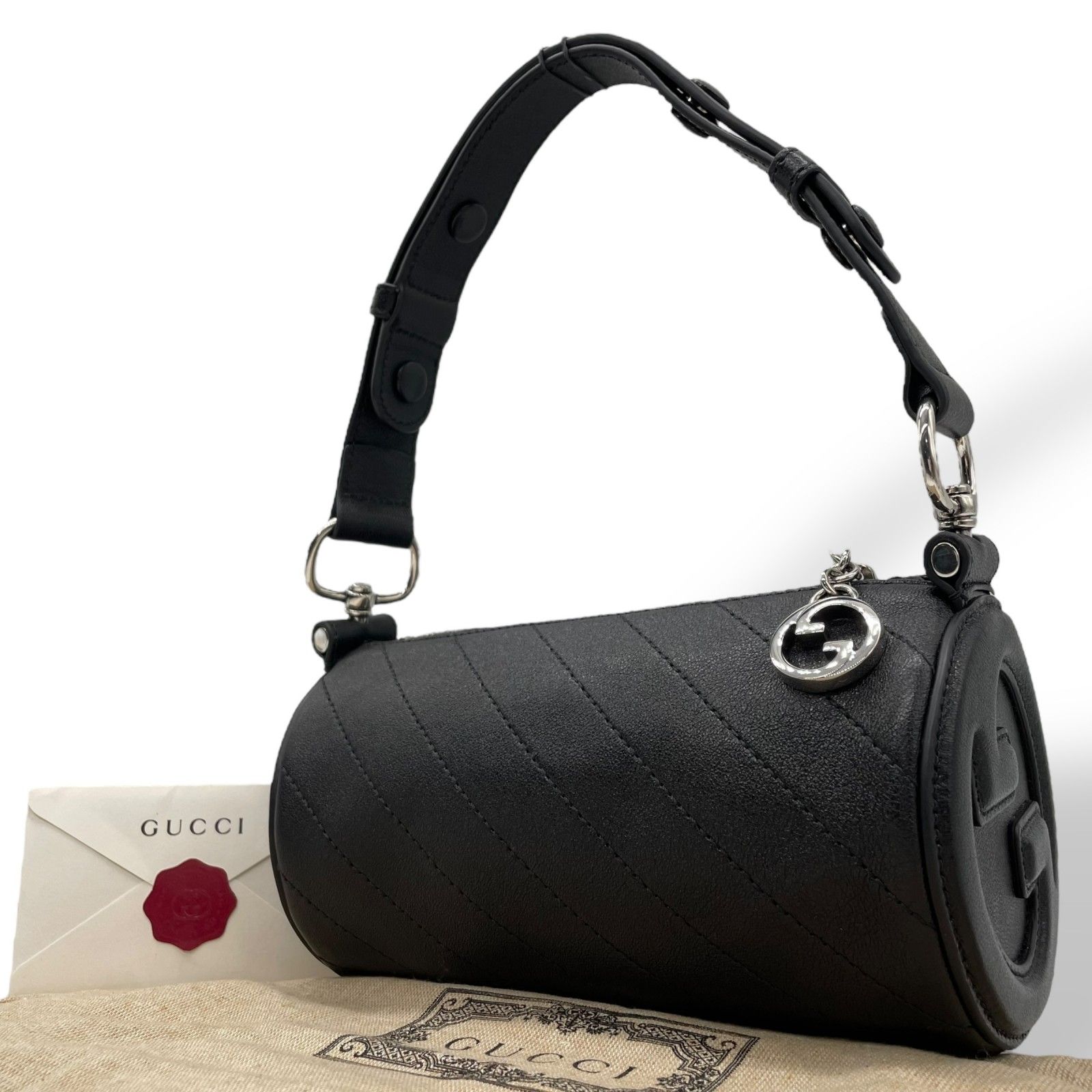 希少 グッチ GUCCI ハンドバッグ ワンハンドル ミニ レザー