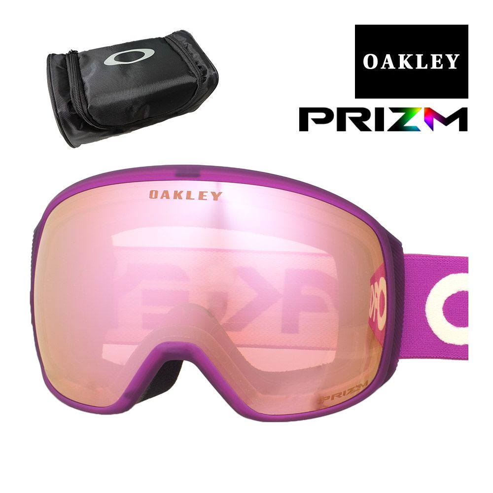 オークリー スノーゴーグル フライトトラッカー L ユニバーサルフィット oo7104-44 OAKLEY FLIGHT TRACKER L  純正ゴーグルケース付き