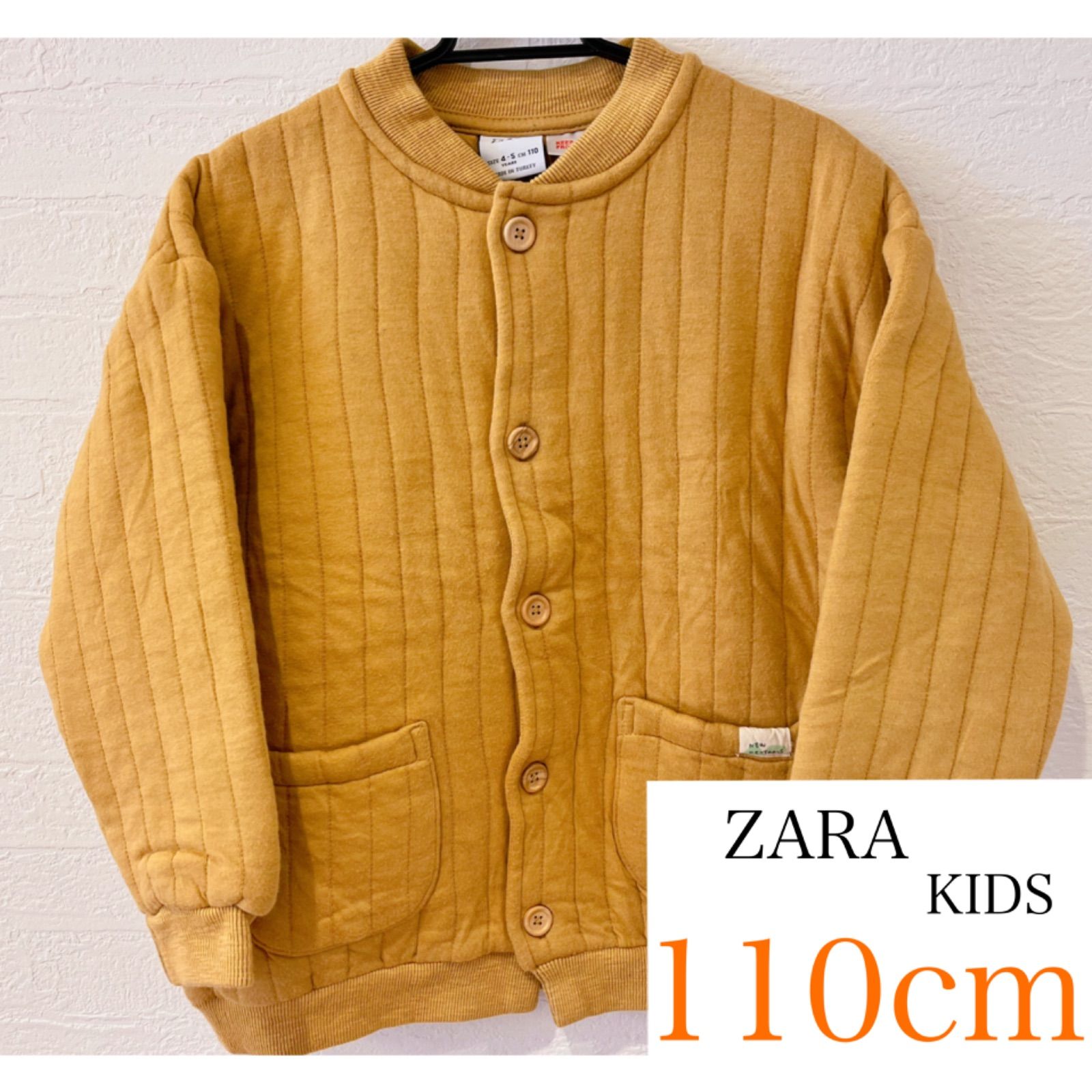 ZARA KIDS 110cm】キルティングアウター - メルカリ