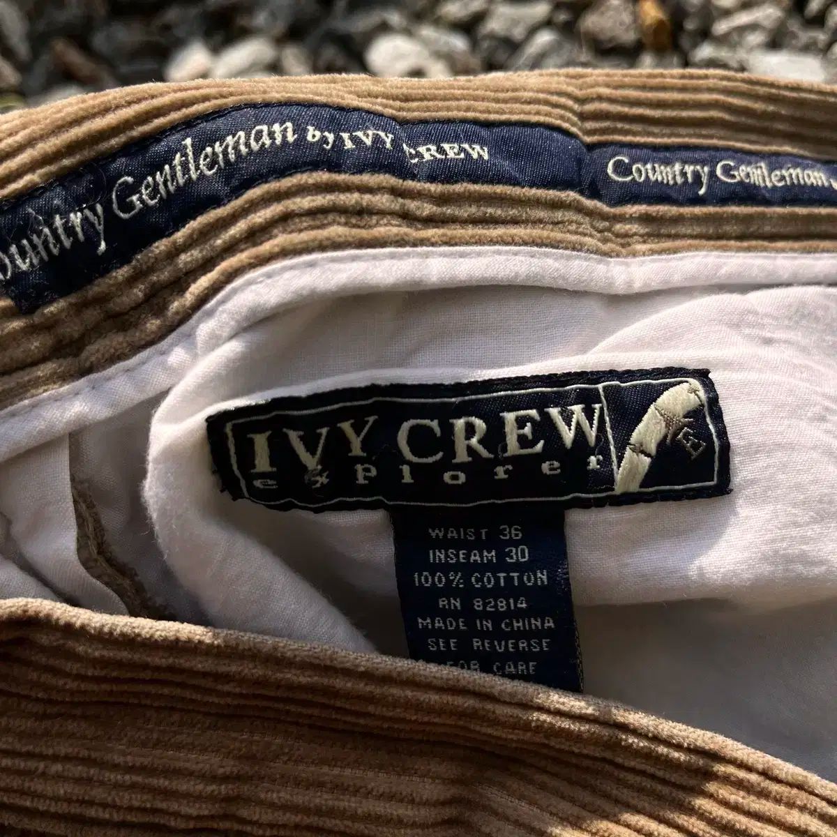  IVY CREW カブラ コーデュロイ パンツ 実寸 チノパン パンツ