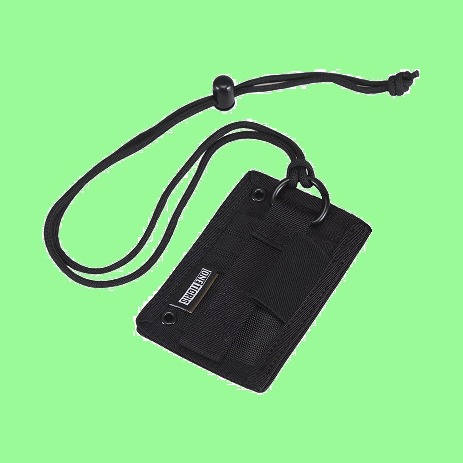 【人気商品】IDカードホルダー ペンホルダー付き OneTigris カードケース ミリタリー風 シンプル 仕事用･通学用･サバゲー用など カード収納整理 CORDURAナイロン