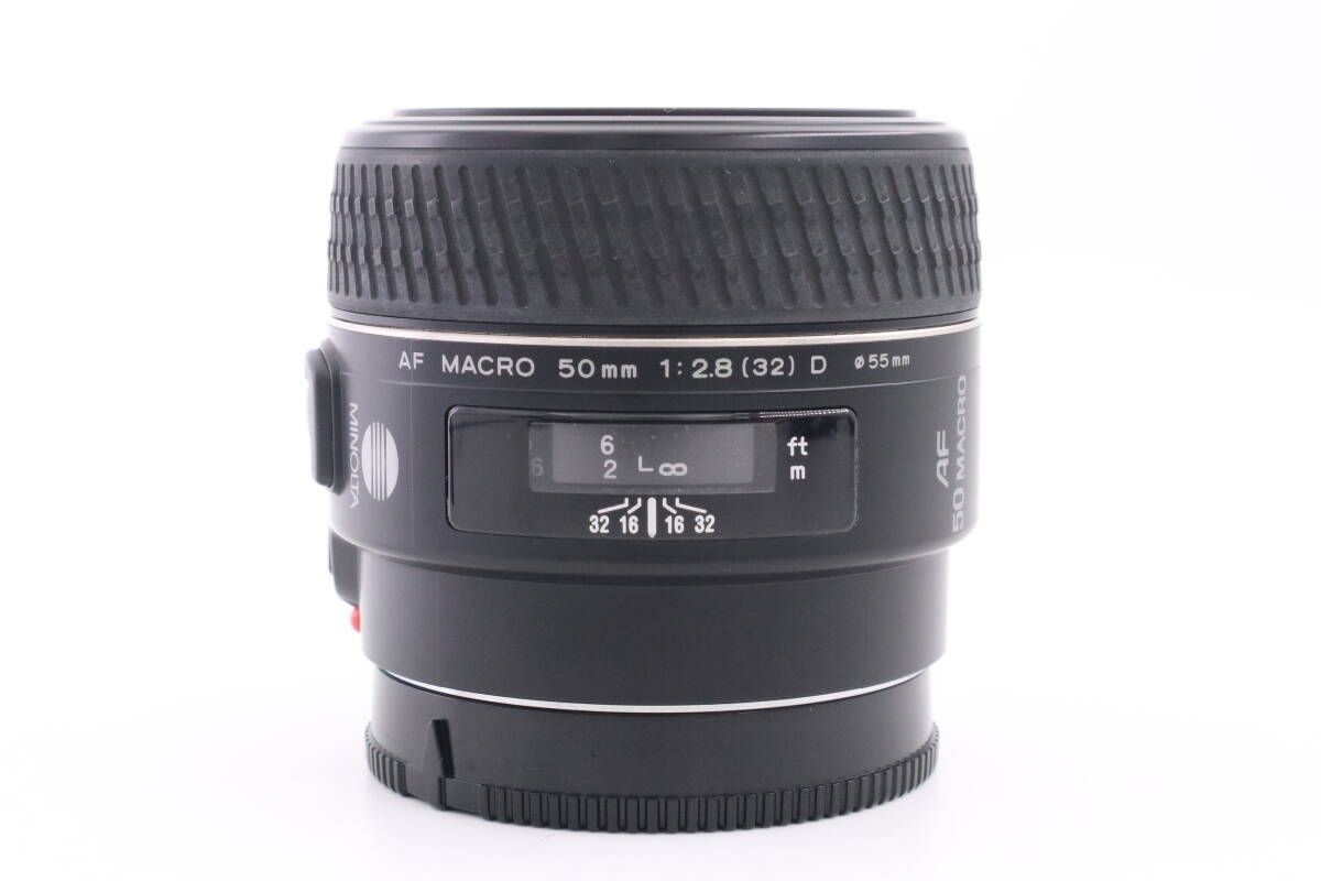 MINOLTA AF MACRO 50mm F2.8 D ブラック AFレンズ ミノルタ (f04990