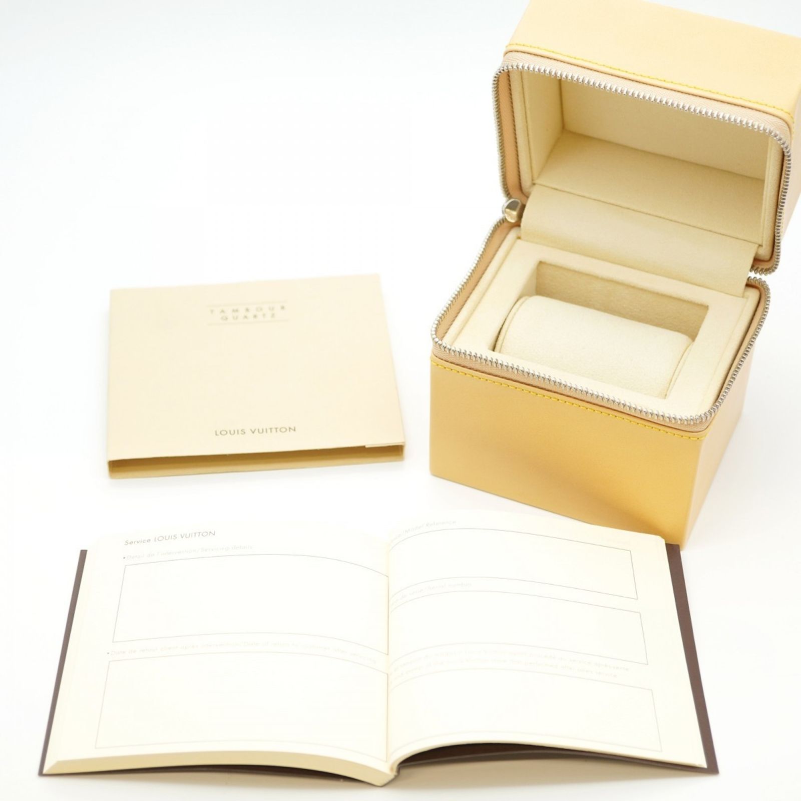 ルイ ヴィトン タンブール Q1111 ブラウン文字盤腕時計 メンズ