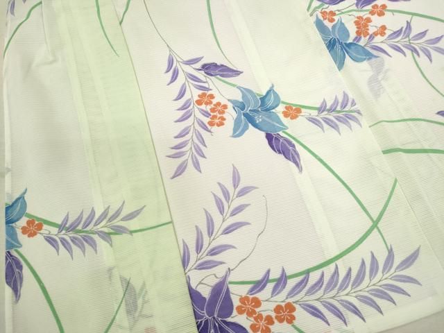 平和屋着物＊夏物 七五三 女の子 ７歳 祝着 四つ身 絽 草花文 暈し染め 洗える着物 CAAY6020ze STEELWINDOWSANDDOORS_COM