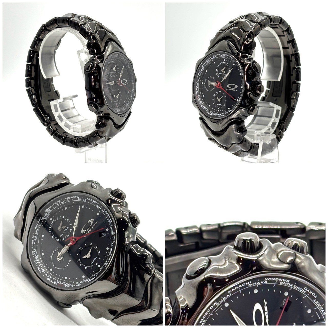 レア　Oakley オークリー　腕時計_Oakley GMT Yahoo!オークション - 絶版稀少 oakley オークリー GMT