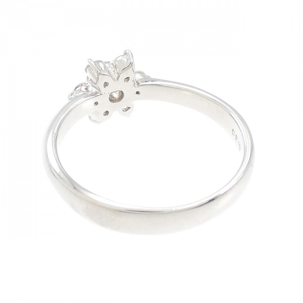 PT フラワー ダイヤモンド リング 0.35CT 【公式通販】
