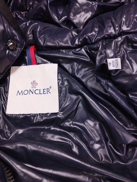 U022 [秋冬物][未使用品] MONCLER モンクレール ダウンジャケット 12A 152cm ネイビー MOKA キッズ 男の子 女の子 |  Y - シューズが購入できます