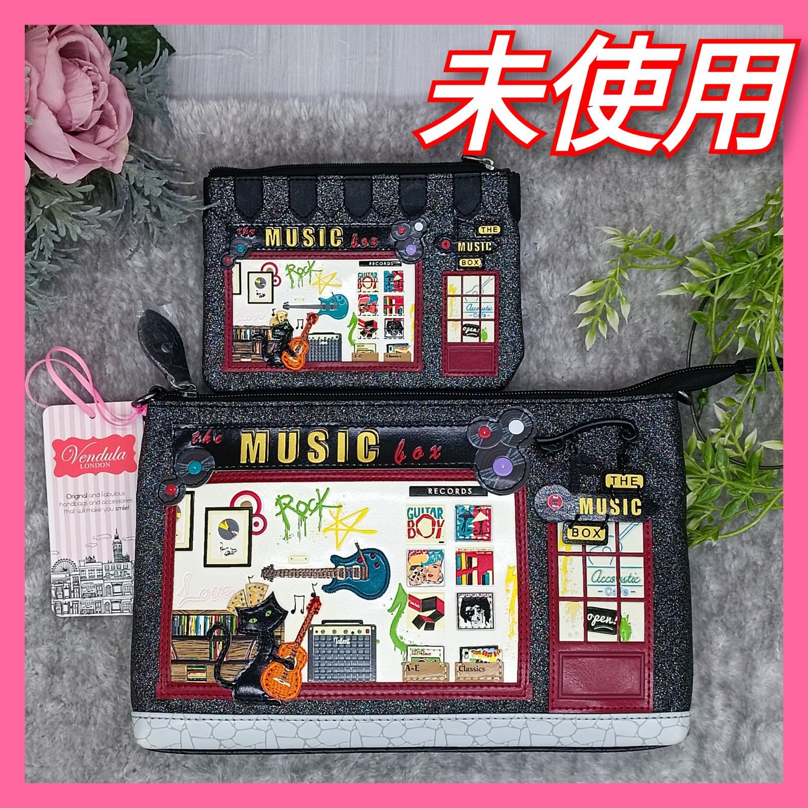 希少】 Vendula London ショルダーバッグ ポーチ付き 新品未使用 